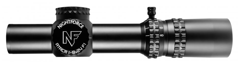スコープスイッチ付 ナイトフォース ATACR 1-8X24 Nightforce ATACR 1-8x24 Capped illum FC-DMX F1 FDE Scope w